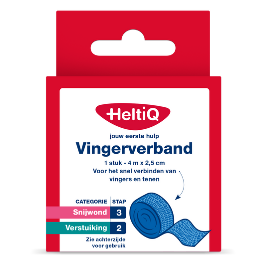 Heltiq Vingerverband 4m x 2.5cm 1.00 Stuks