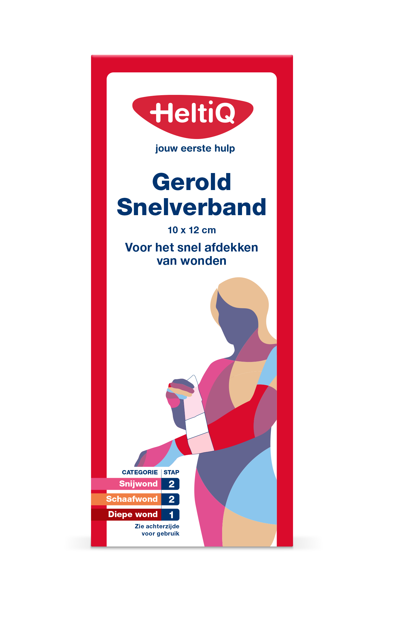 Heltiq Snelverband gerold nr. 3 10 x 12cm 1.00 Stuks