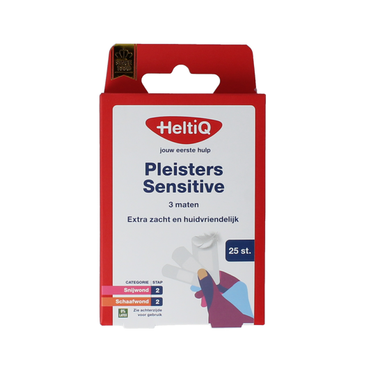 Heltiq Pleisters sensitive 3 maten 25.00 Stuks