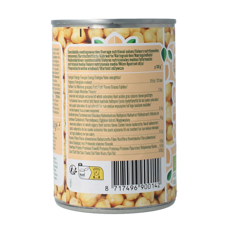 Bioidea Kikkererwten bio 400 Gram