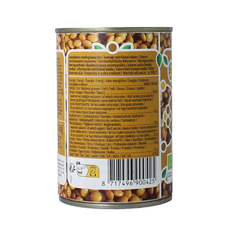 Bioidea Linzen (lenticchiel) bio 400 Gram