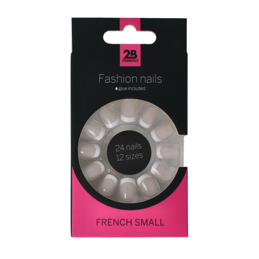 2B Nails french small 24 Stuks