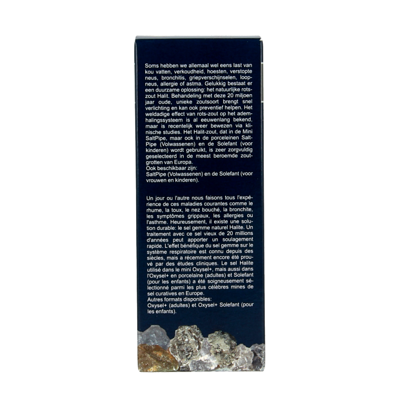 Saltpipe Mini zout inhalator met halitzout 25 Gram