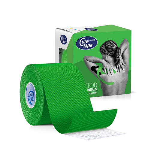 Cure Tape Kinesiotape groen 5cm x 5m 1 Stuks
