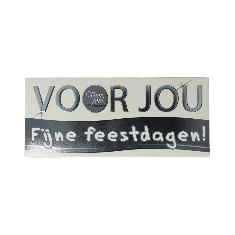Voor Jou! Wensreep fijne feestdagen 70 Gram