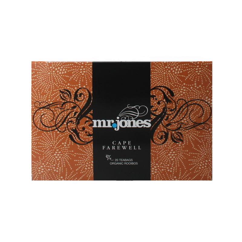 Mr. Jones Cape farewell rooibos bio 20 Zakjes