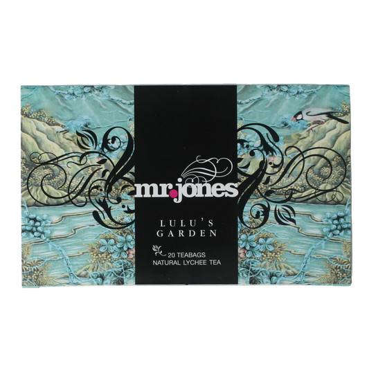 Mr. Jones Lulu's garden lychee thee 20.00 Zakjes
