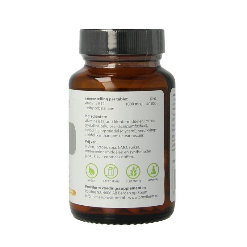Proviform Vitamine B12-1000mcg TR methylcobalamine 90 Tabletten