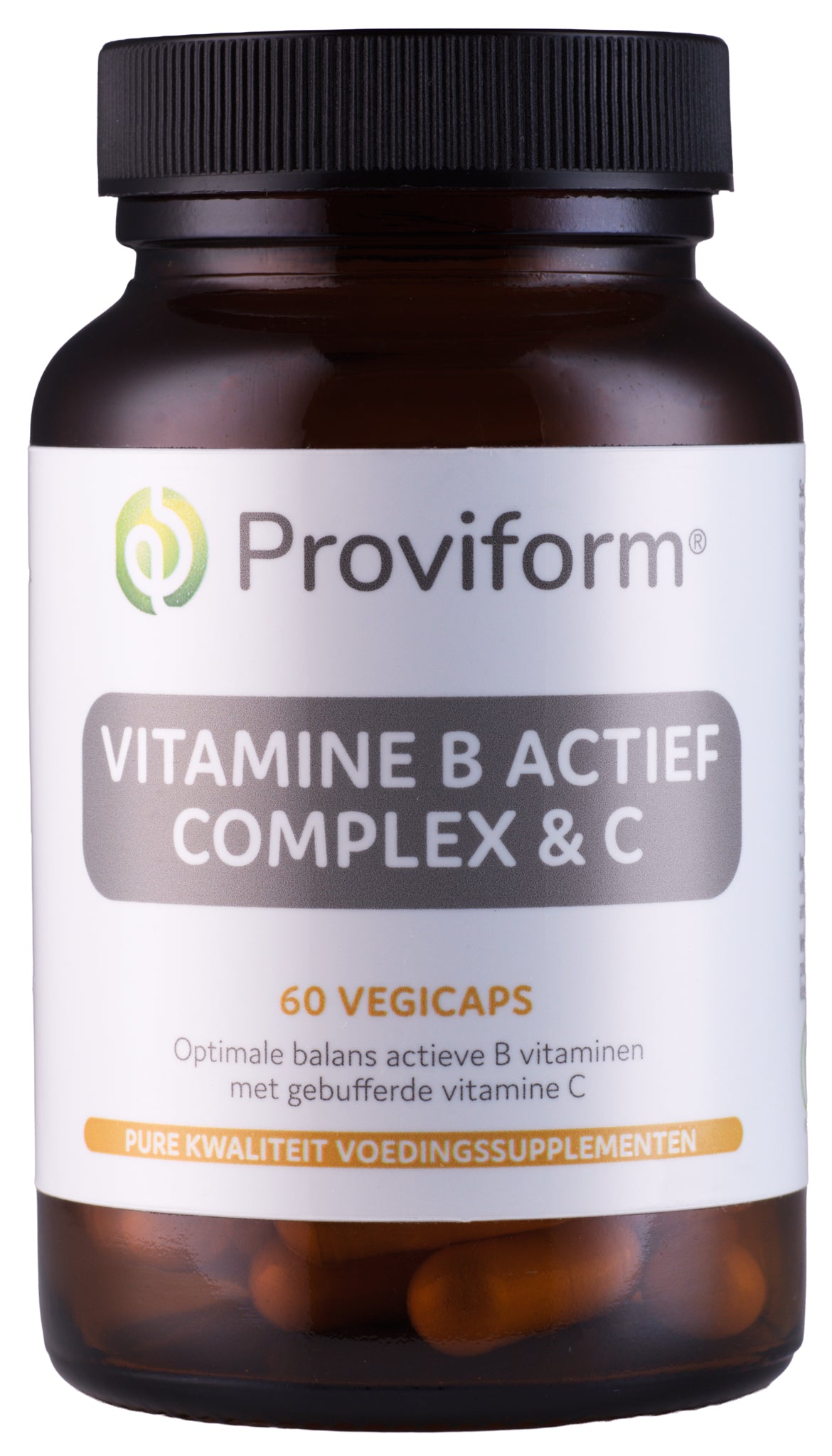Proviform Vitamine B actief complex & C 60.00 Vegetarische capsules