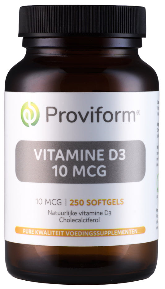 Proviform Vitamine D3 10mcg 250 Softgels