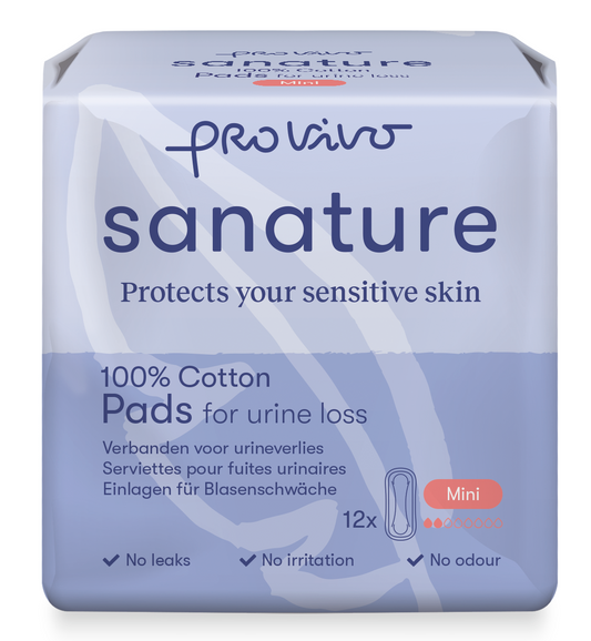 Sanature Pro vivo incontieverband ultradun mini katoen 12.00 Stuks