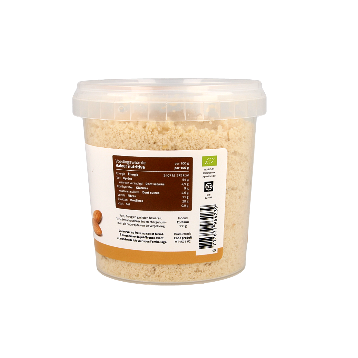 Mattisson Absolute amandelmeel bio 300.00 Gram