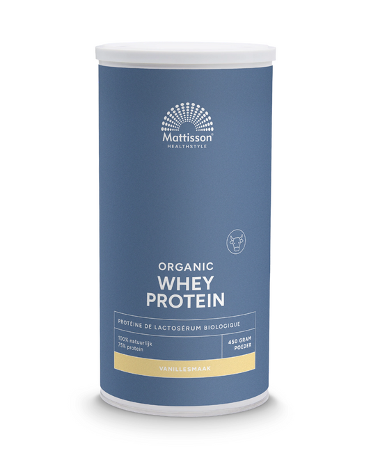 Mattisson Wei proteine vanille 75% bio 450.00 Gram