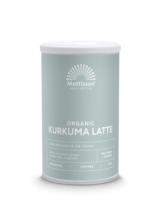 Mattisson Latte kurkuma goldenmilk reishi Ceylon kaneel bio 160.00 Gram