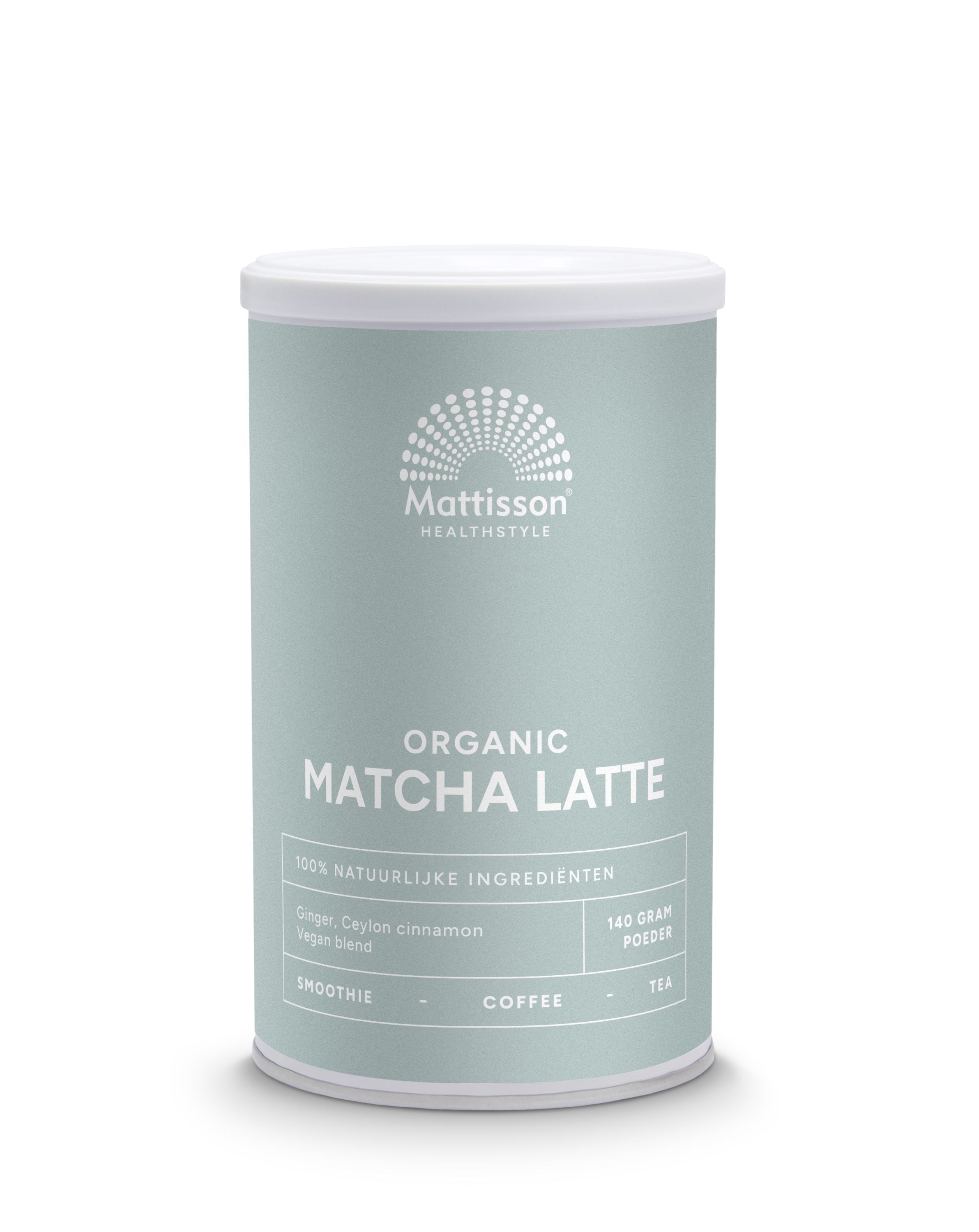 Mattisson Latte matcha gember - Ceylon kaneel bio 140.00 Gram