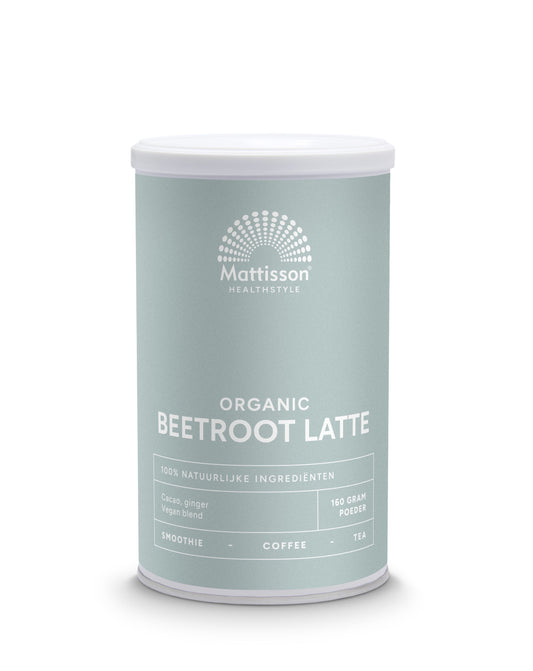 Mattisson Latte beetroot gember - cacao bio 160.00 Gram