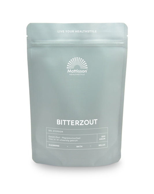 Mattisson Bitterzout epsom zout magnesiumsulfaat 650 Gram
