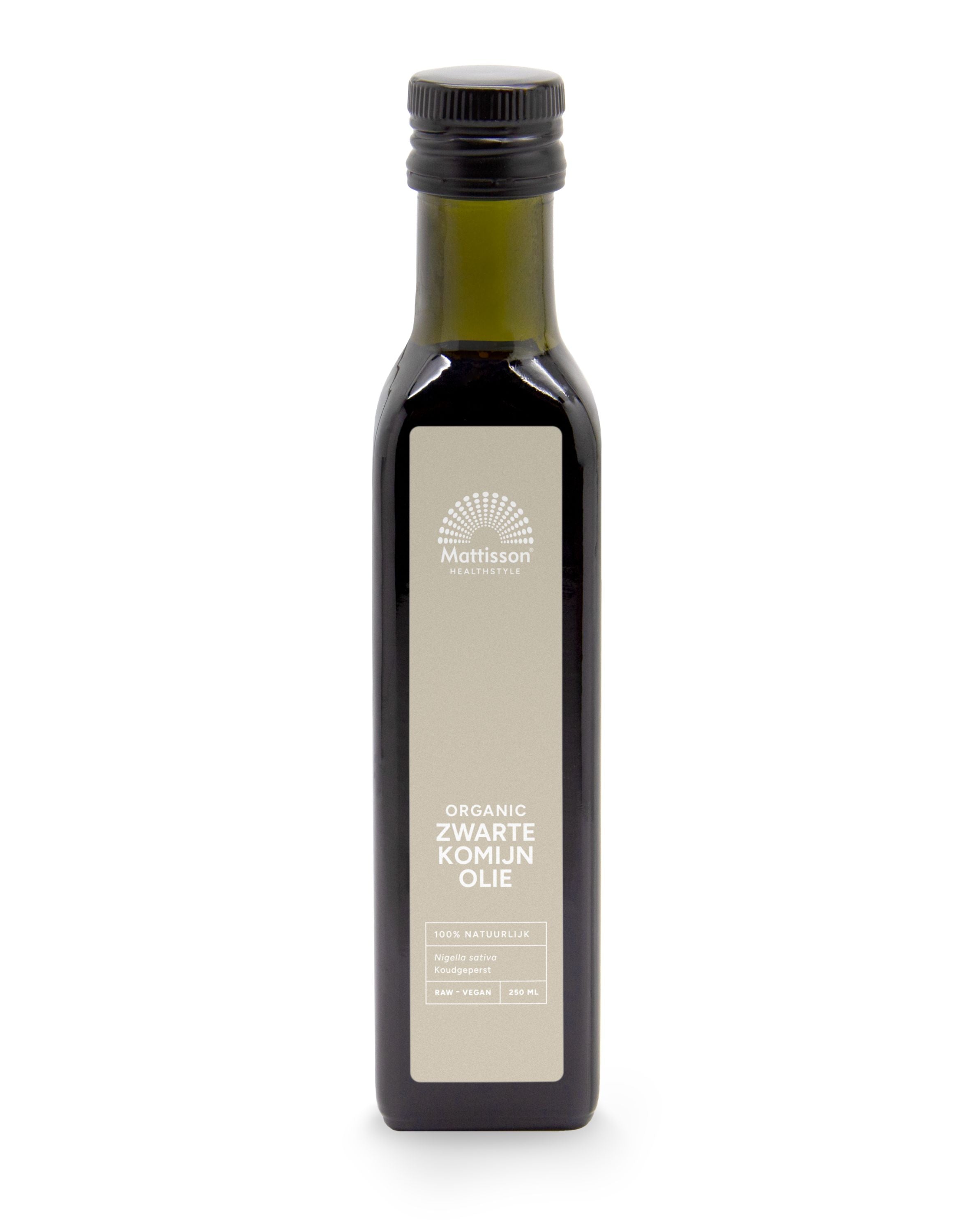 Mattisson Zwarte komijn olie bio 250.00 Milliliter