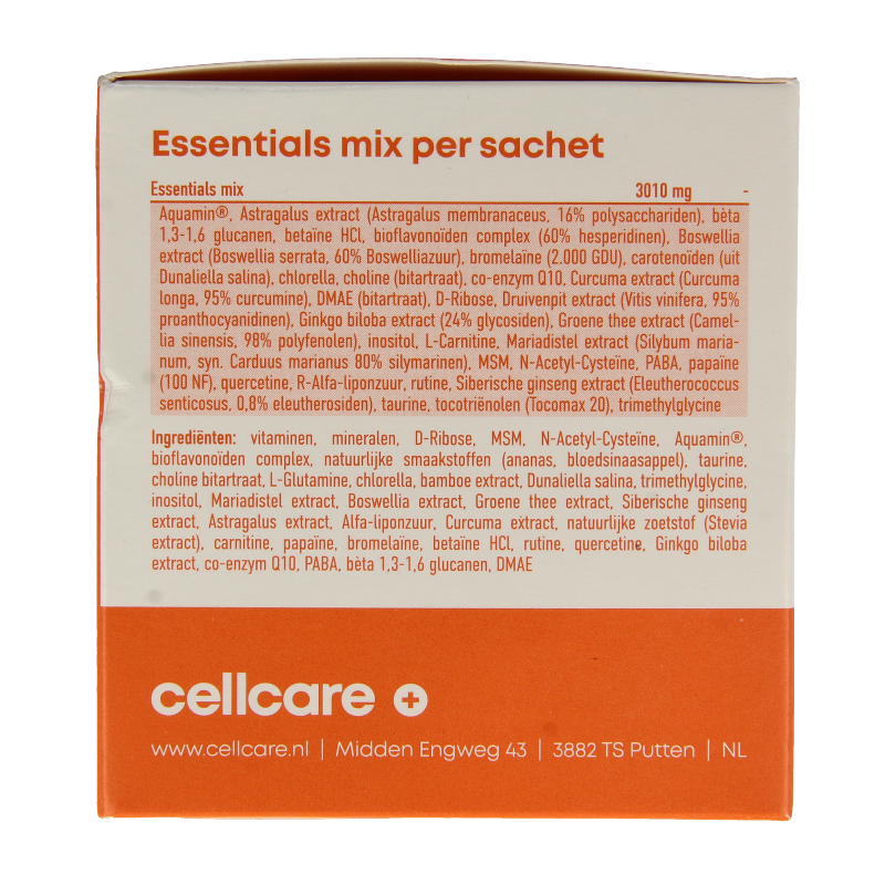 CellCare Cell Essentials multivitamine poeder 30 Zakjes