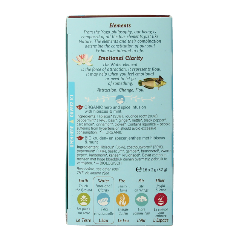 Shoti Maa Water emotional clarity bio 16 Zakjes