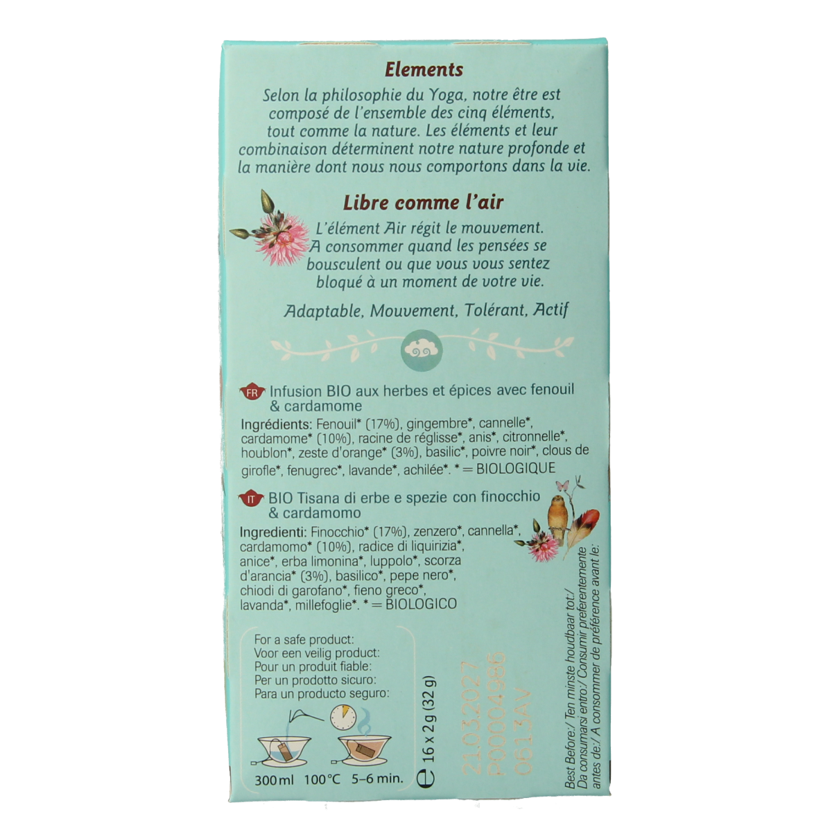Shoti Maa Air life on wings bio 16.00 Zakjes