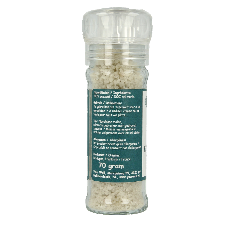 Salterra Keltisch zeezout grof droog strooimolen 70 Gram