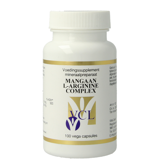 Vital Cell Life Mangaan/L-Arginine complex 100.00 Vegetarische capsules