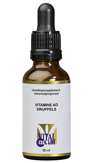 Vital Cell Life Vitamine AD druppels 30.00 Milliliter