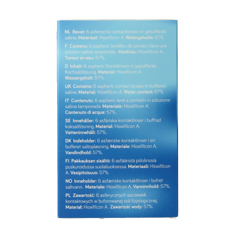 Unicare Maandlenzen +1.00 6 Stuks