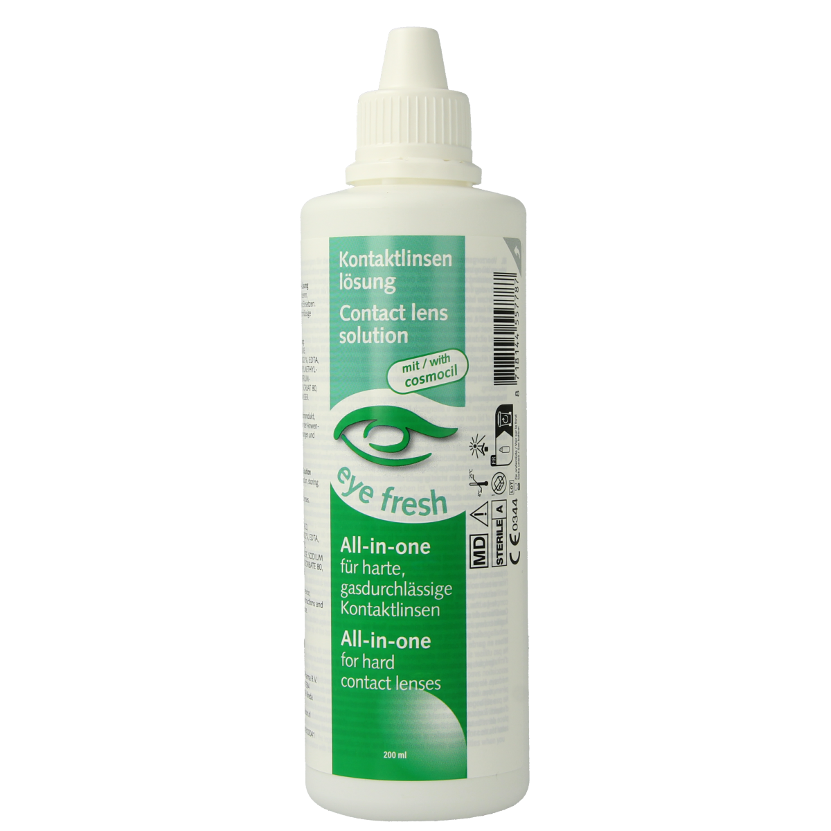 Eyefresh Alles-in-1 vloeistof harde lenzen 200.00 Milliliter