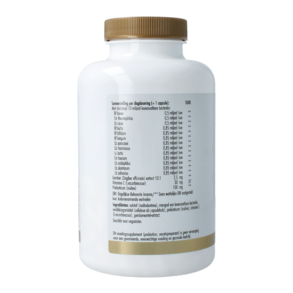 Golden Naturals Probiotica 10 miljard 180.00 Vegetarische capsules