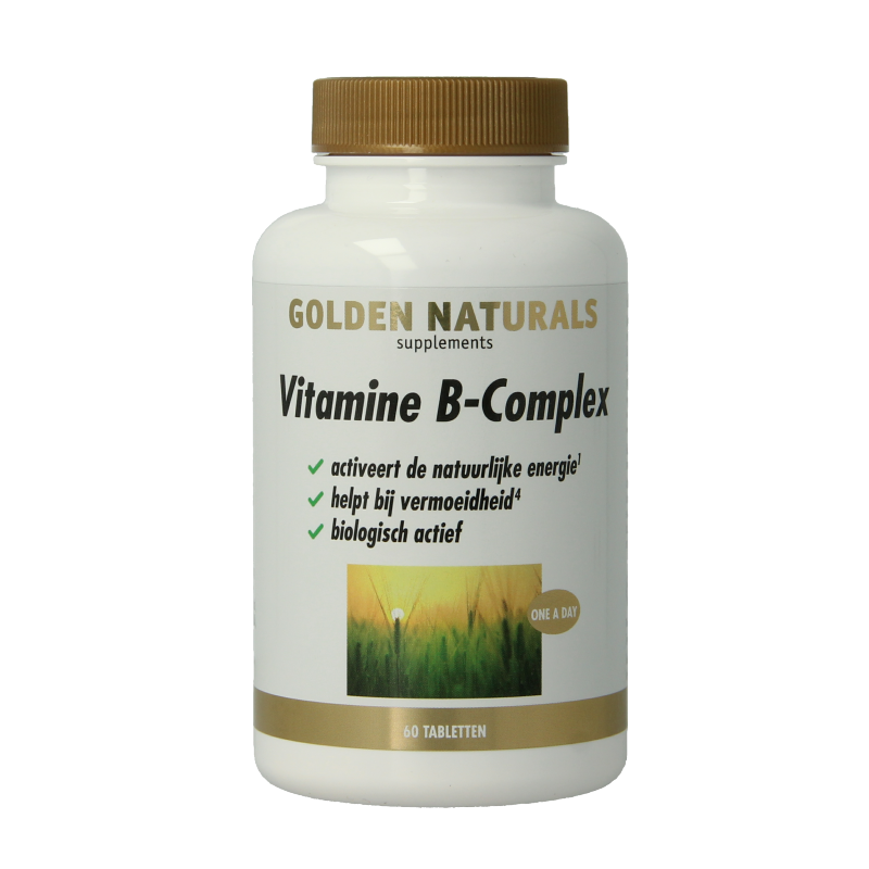 Golden Naturals Vitamine B complex 60 Tabletten