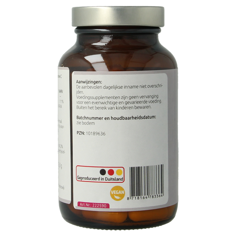 Hanoju Co-enzym Q10 250mg vitamine C 250mg 90 Capsules