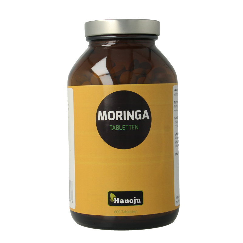 Hanoju Moringa oleifera heelblad 500mg 600 Tabletten