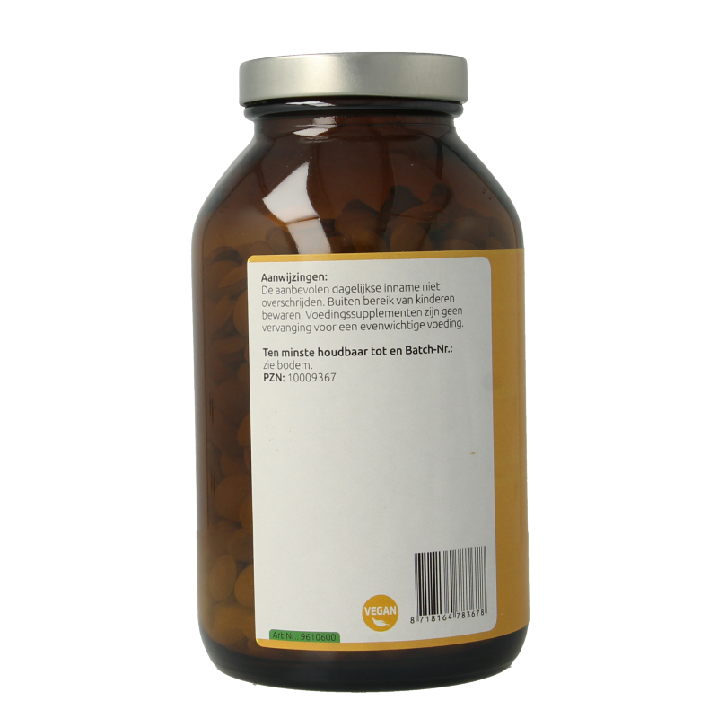 Hanoju Moringa oleifera heelblad 500mg 600 Tabletten