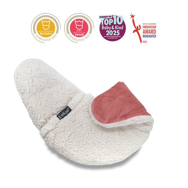 KipKep Lexie heating pillow dusty clay teddy 1 Stuks