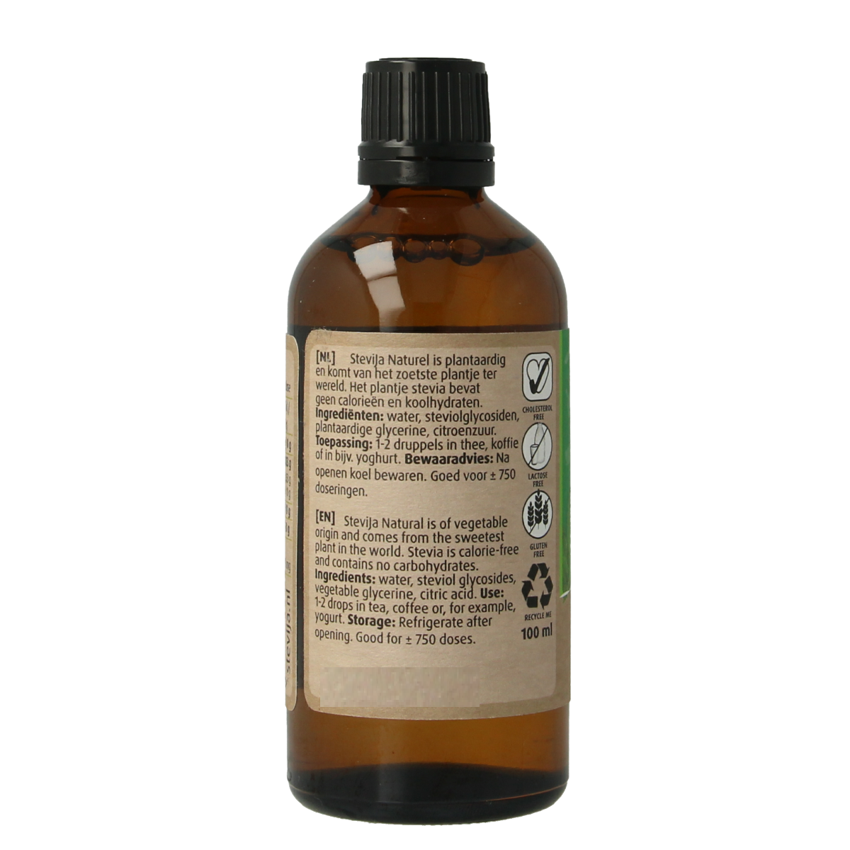 SteviJa Stevia vloeibaar naturel 100.00 Milliliter