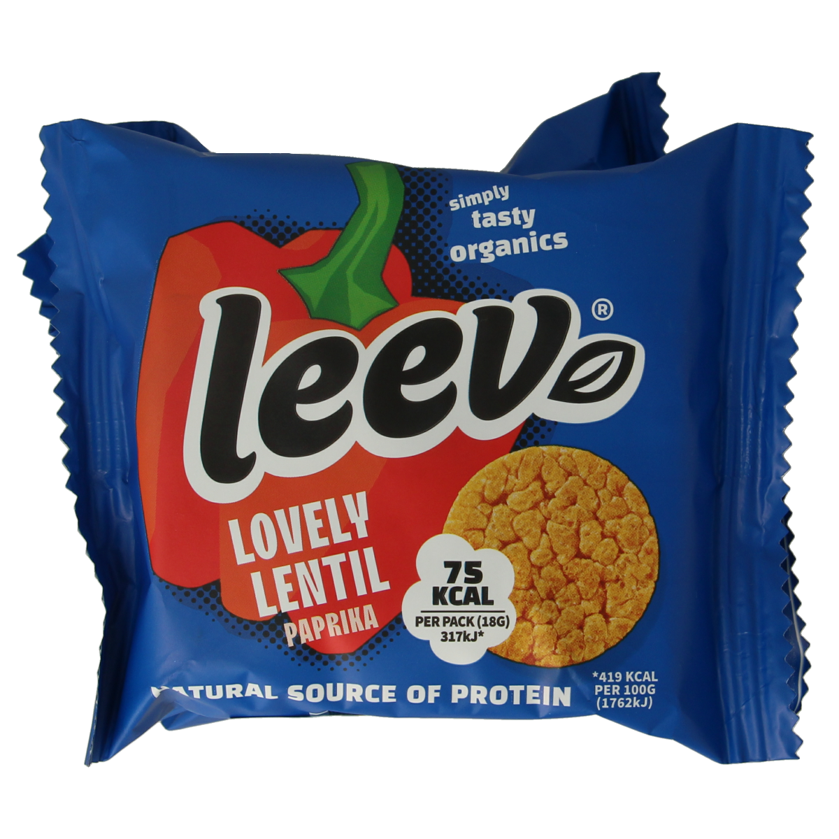 Leev Lovely lentil cakes paprika bio 54.00 Gram
