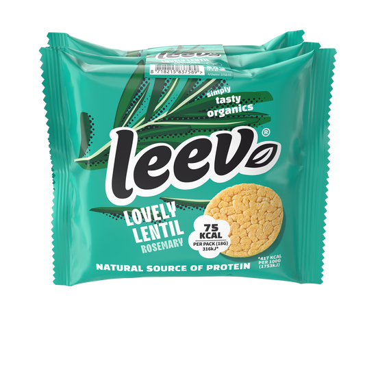 Leev Lovely lentil cakes rosemary bio 54.00 Gram