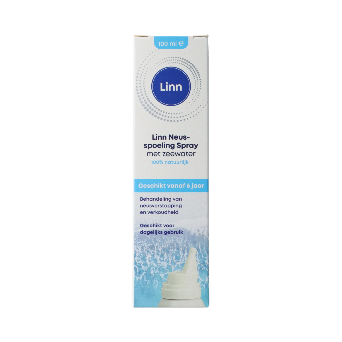 Linn Neusspoelingsspray zeewater 100.00 Milliliter