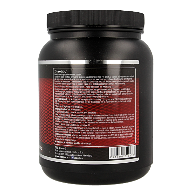 Dieet Pro Chocolade  500 Gram