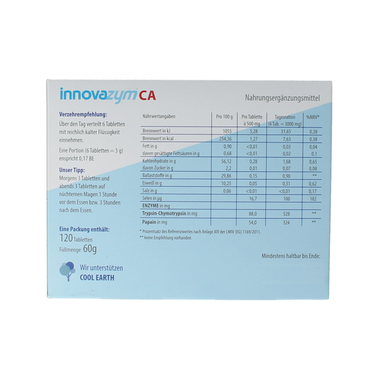 SanoPharm Innovazym CA 120.00 Tabletten