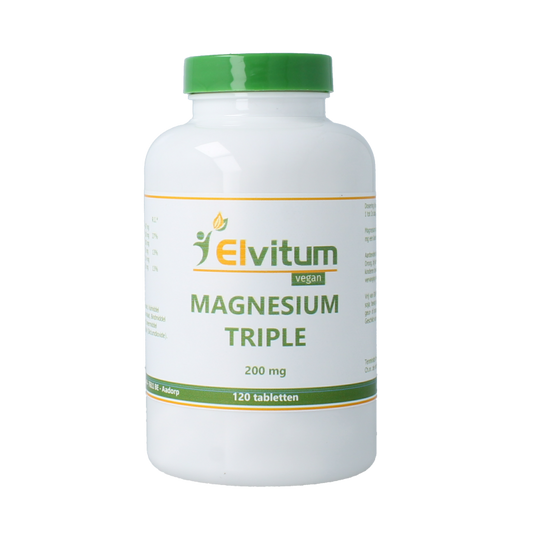 Elvitum  Magnesium triple 200mg 120 Tabletten