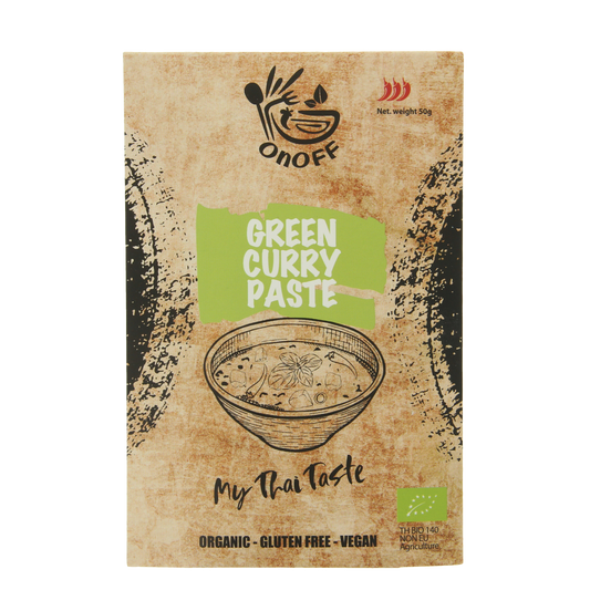 Onoff Thaise groene currypasta bio 50.00 Gram