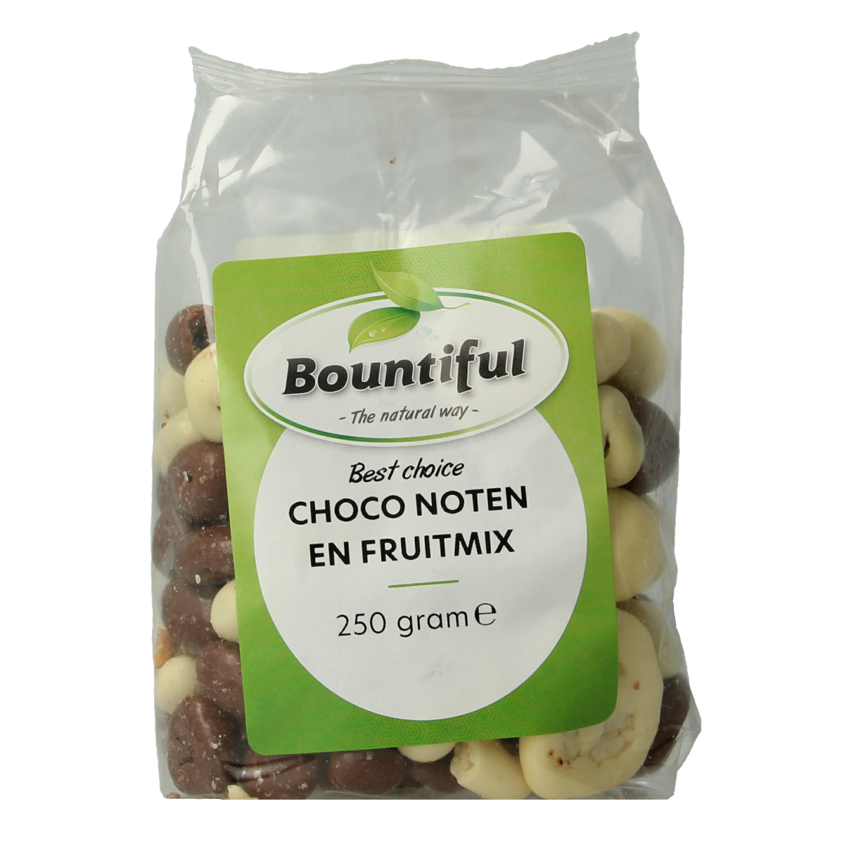 Bountiful Choco noten fruitmix 250.00 Gram