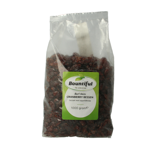 Bountiful Cranberries gezoet met appeldiksap 1.00 Kilogram