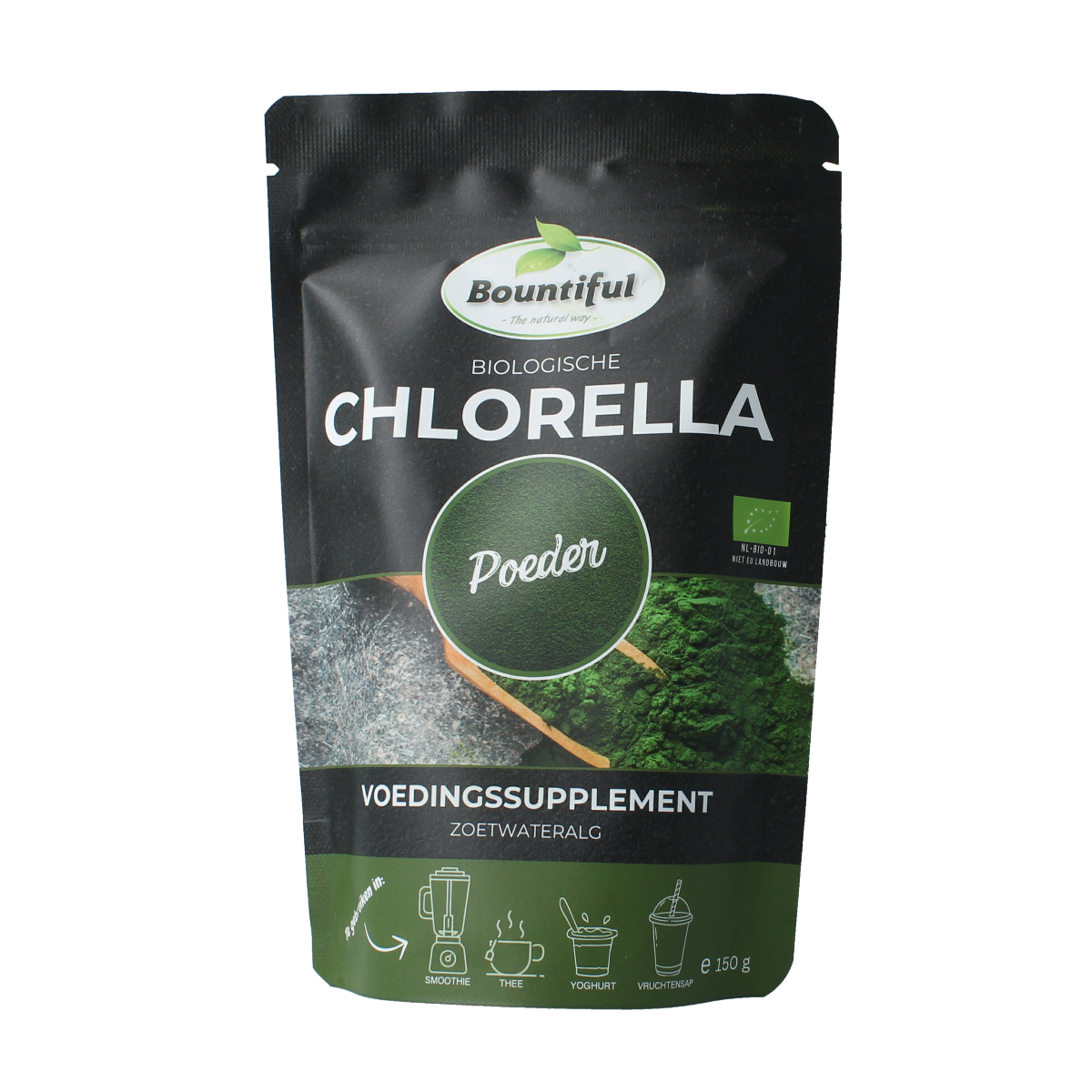 Bountiful Chlorella poeder bio 150.00 Gram