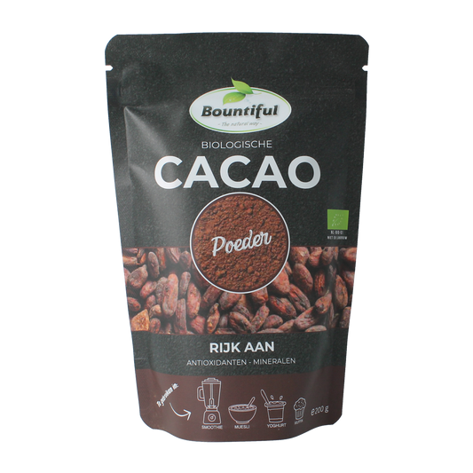 Bountiful Cacao poeder bio 200.00 Gram