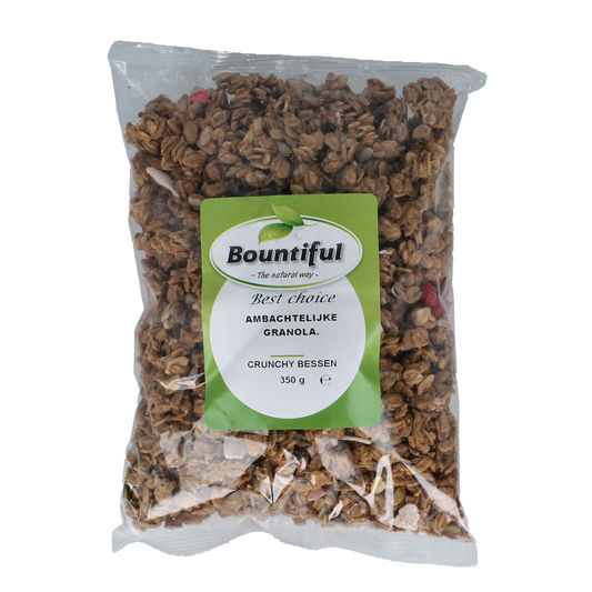 Bountiful Ambachtelijke granola krunchy bessen 350.00 Gram