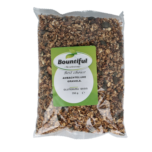 Bountiful Ambachtelijke granola glutenvrij bio 350.00 Gram